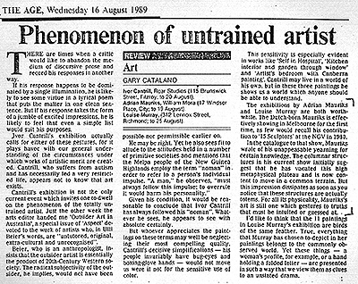 Reproduction of news paper artical